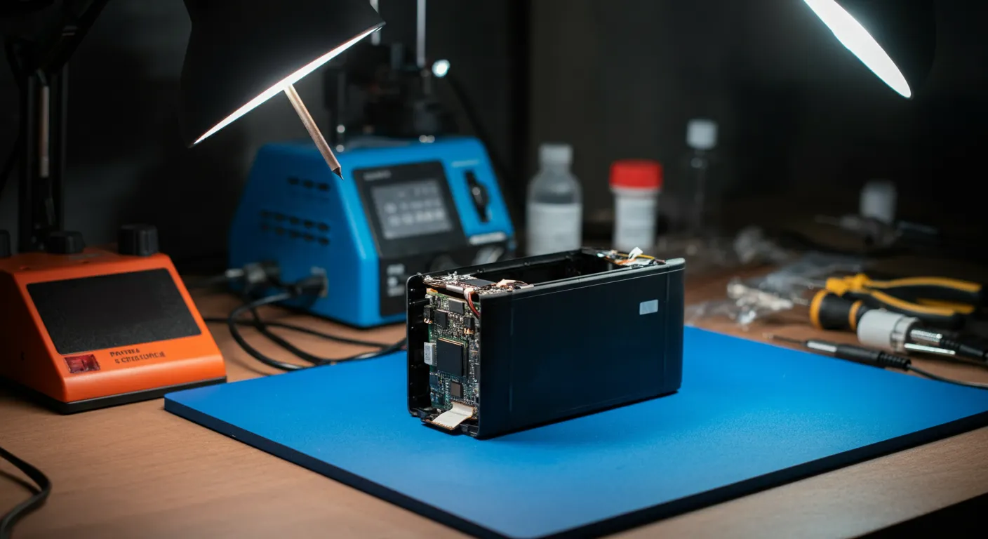 bateria de drone inchada risco de queda em voo alerta