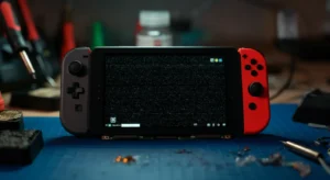 joy con desconectando trilho lateral com defeito