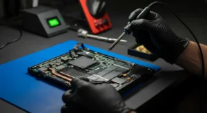 metal liquido em notebook gamer cuidado com o curto aplicacao